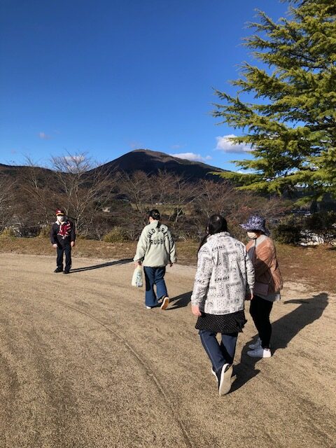 室根でウォーキング