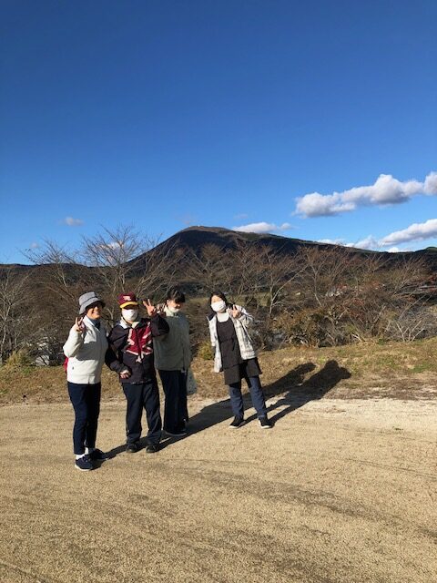 室根でウォーキング